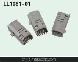 【仿MINI USB接口/USD插座】?jī)r(jià)格,廠家,圖片,連接器,寧波杭州灣新區(qū)諾林電子元件廠-