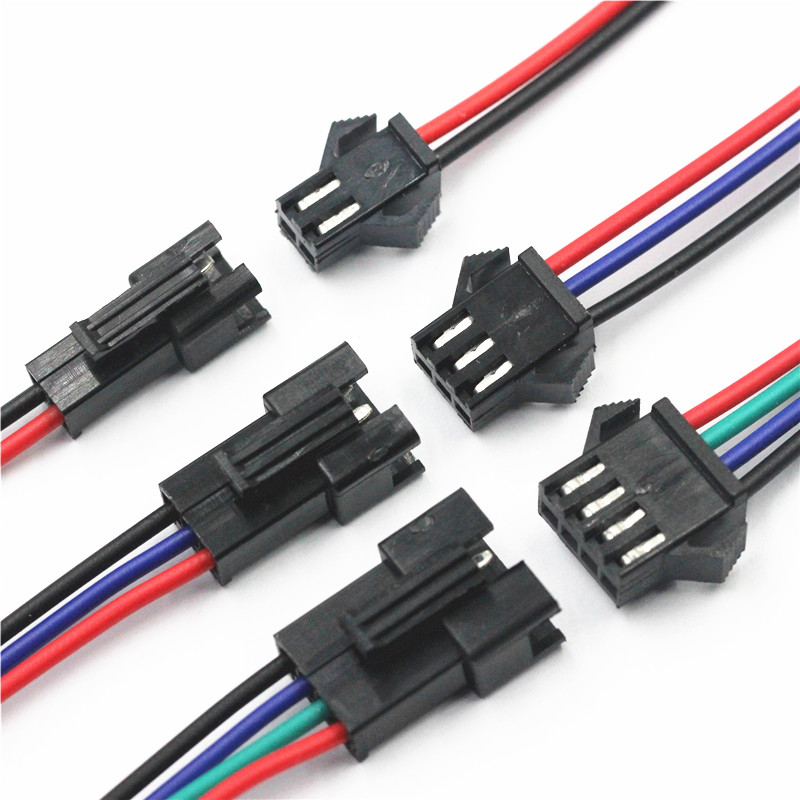 5對 SM對插線 2P 3P 4P 對插 連接線 2.54MM 連接器 20CM30CM40CM